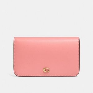 ISO Coach Slim Card Case in Colorblock - Candy Pink / Multi